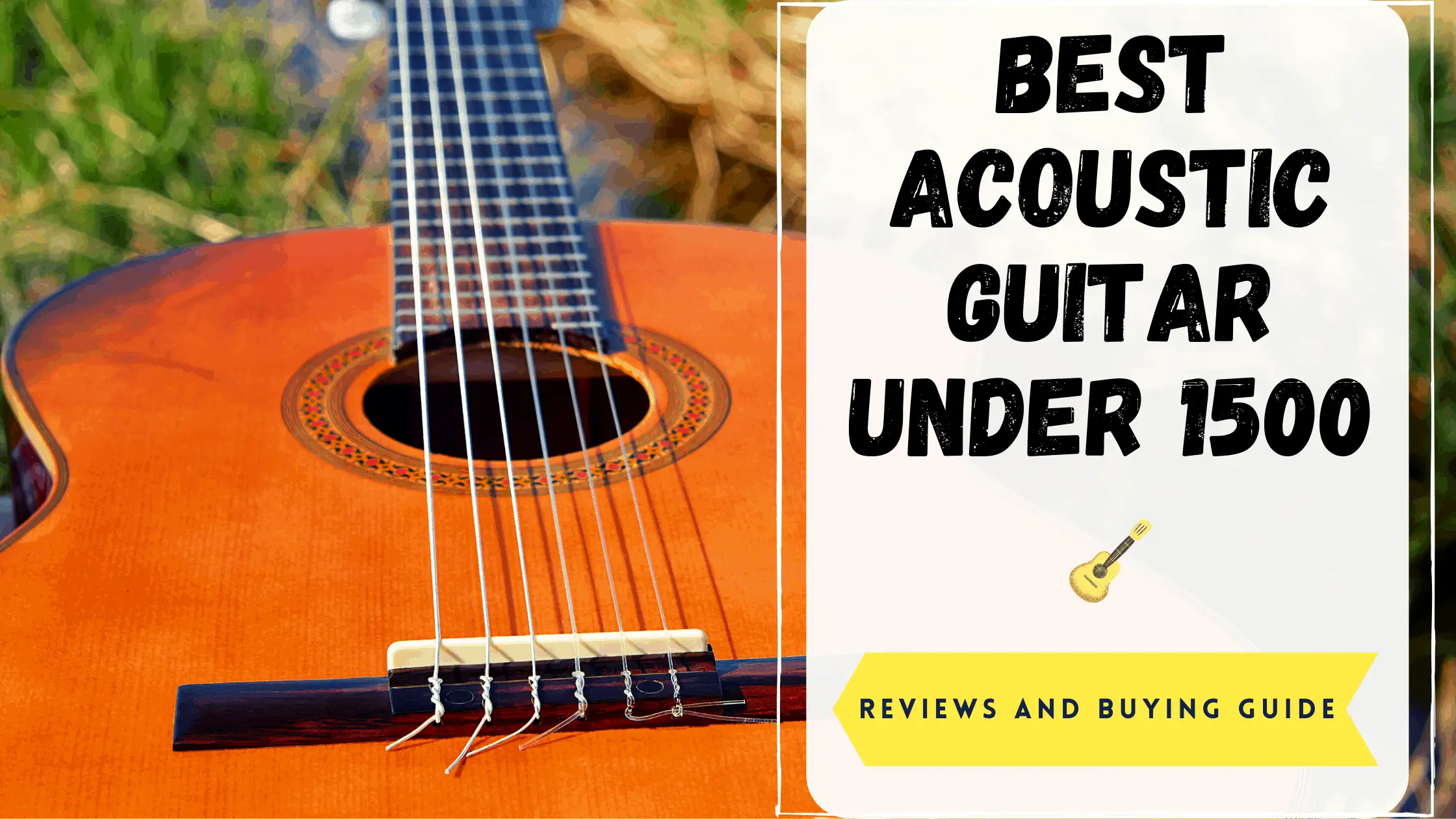Best Acoustic Guitar Under 1500