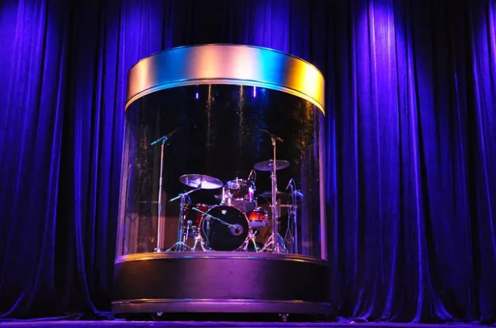 drum cage for church